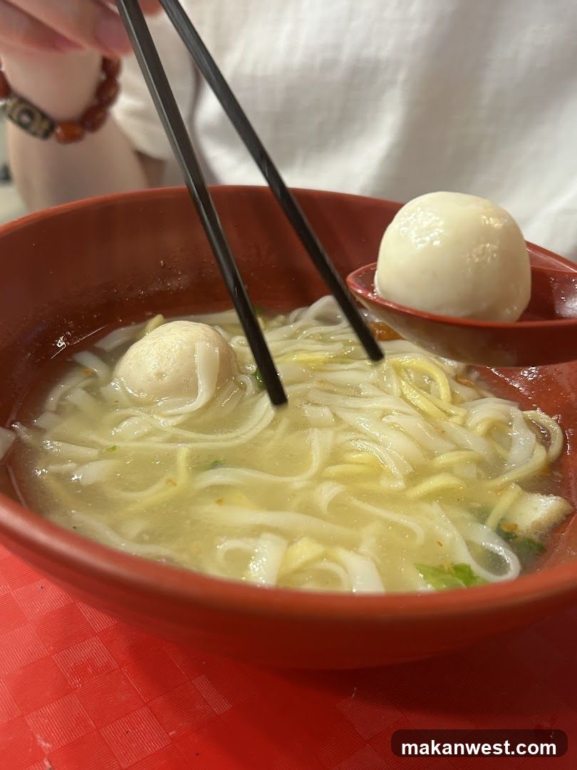 Noodle Soup with Fish Balls