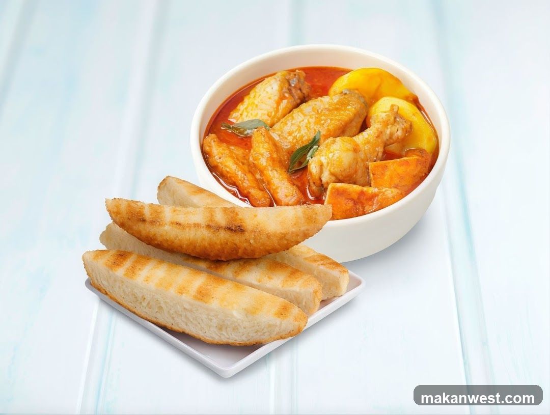 Chicken Curry with Bread