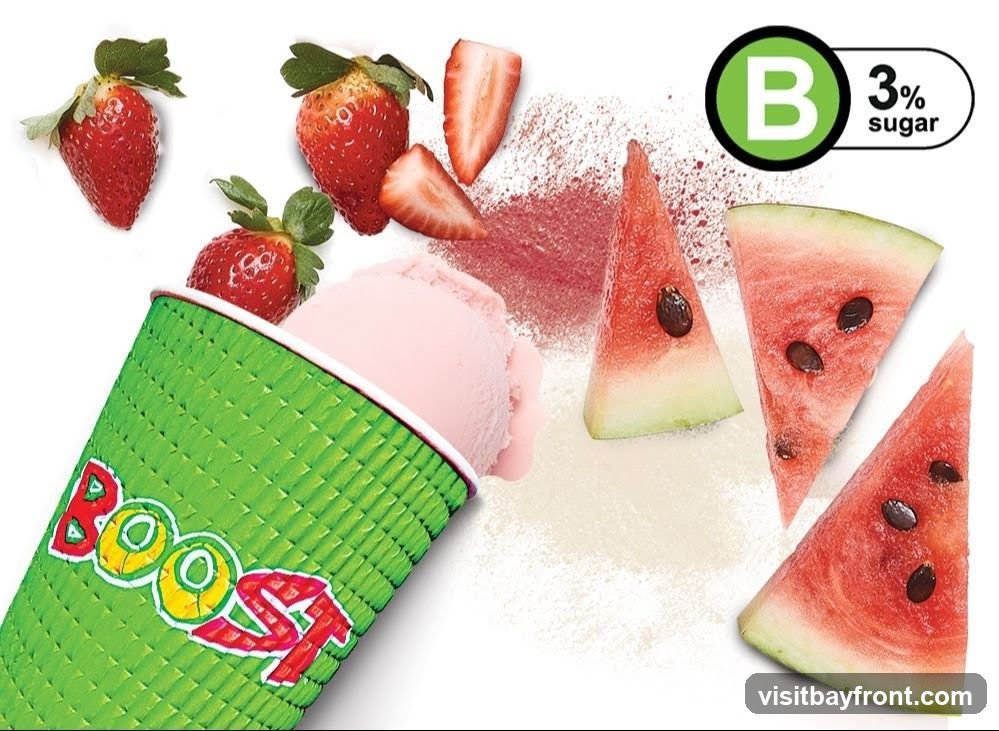 Boost Drink with Strawberries and Watermelon