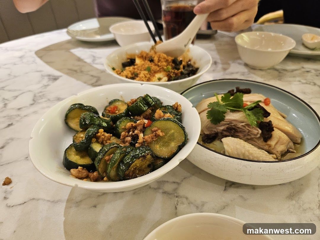 Dining Table with Chinese Dishes
