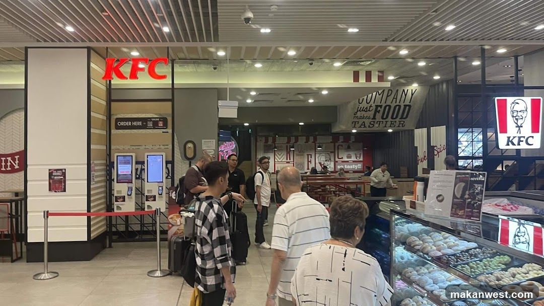 KFC Interior with Donut Display