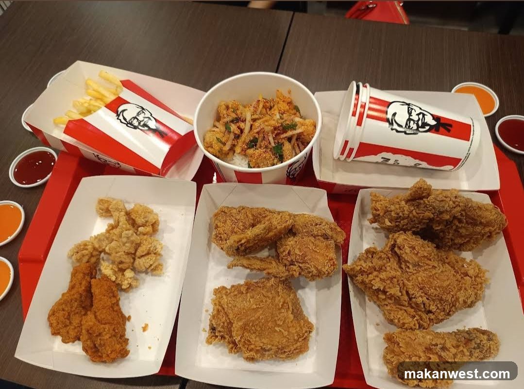 KFC Meal Spread