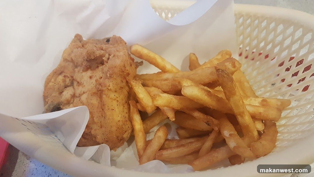 Fried Chicken and Fries in Basket