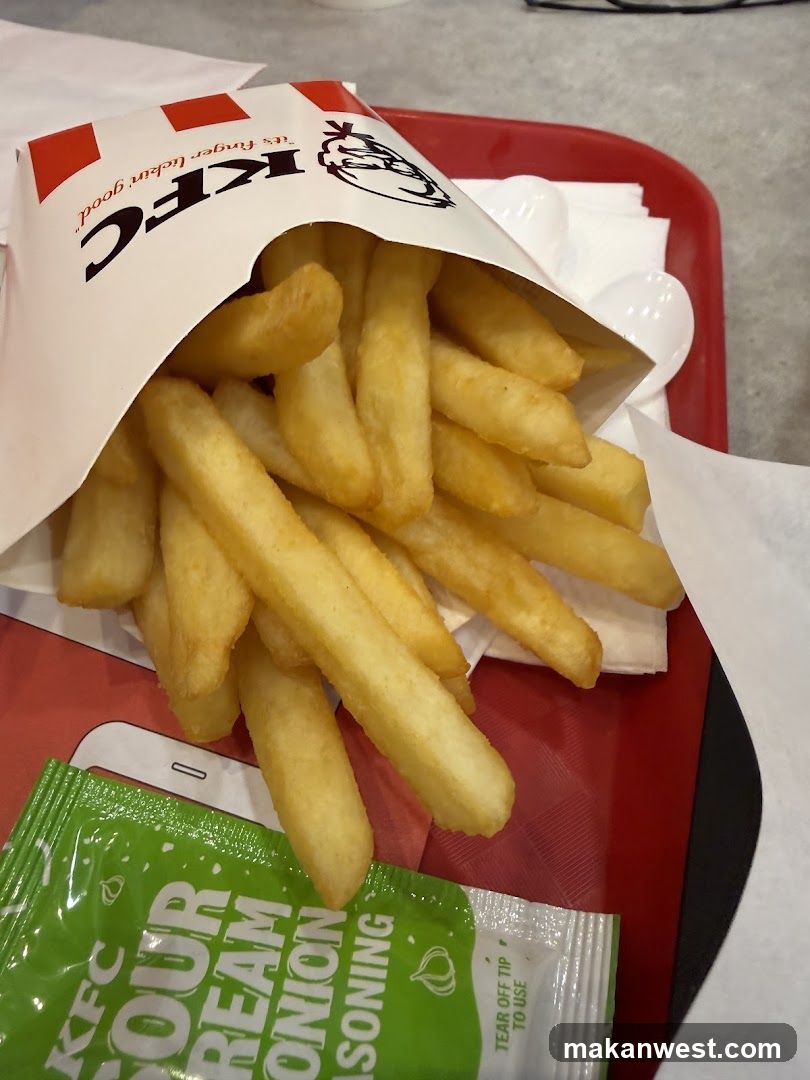 KFC Fries and Condiments