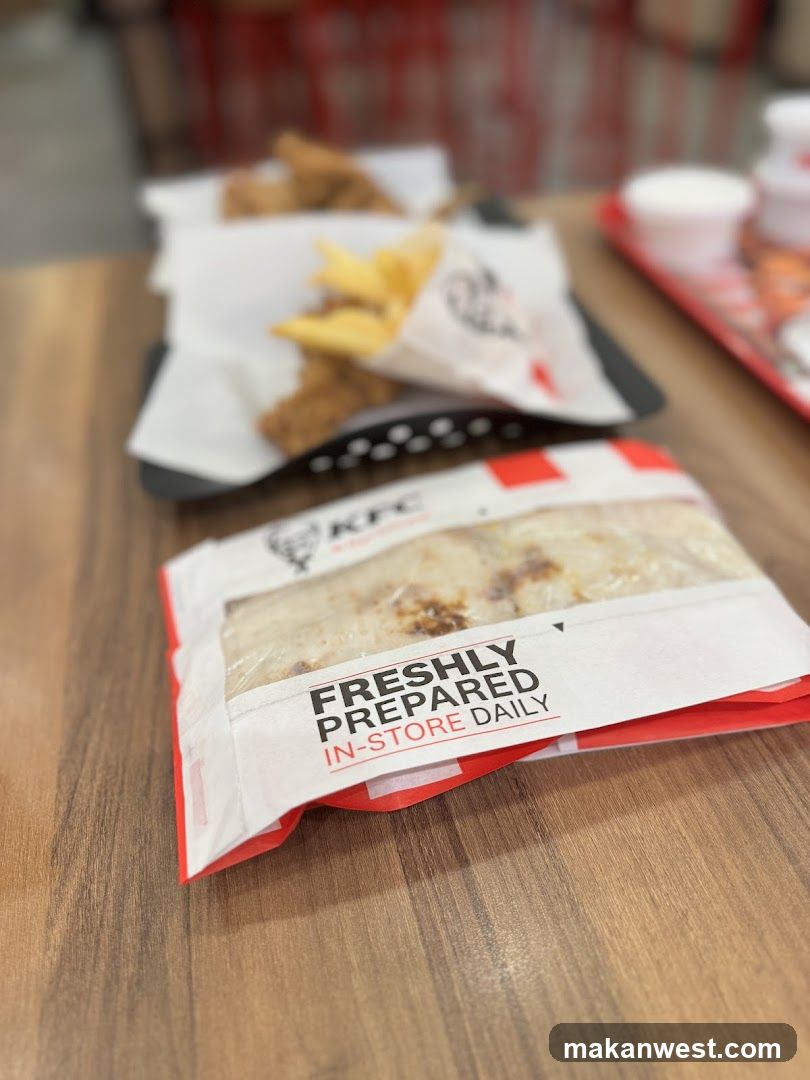 KFC Meal on Table