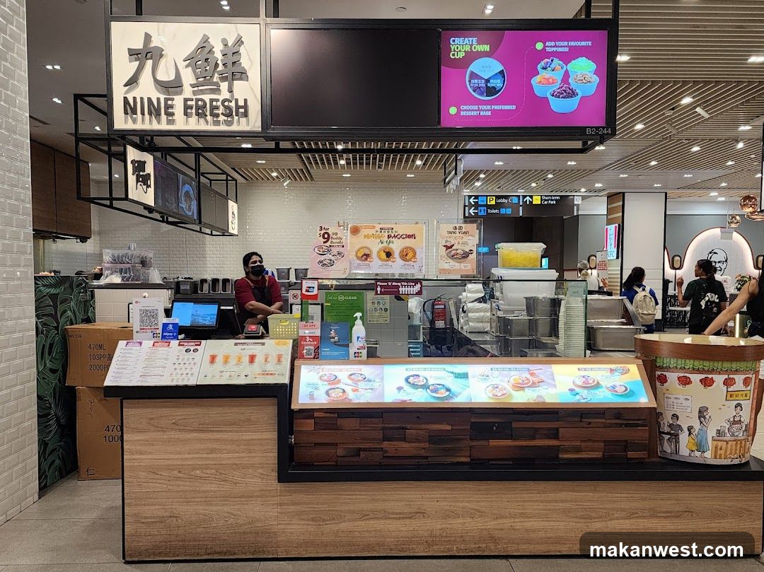 NINE FRESH Counter Interior