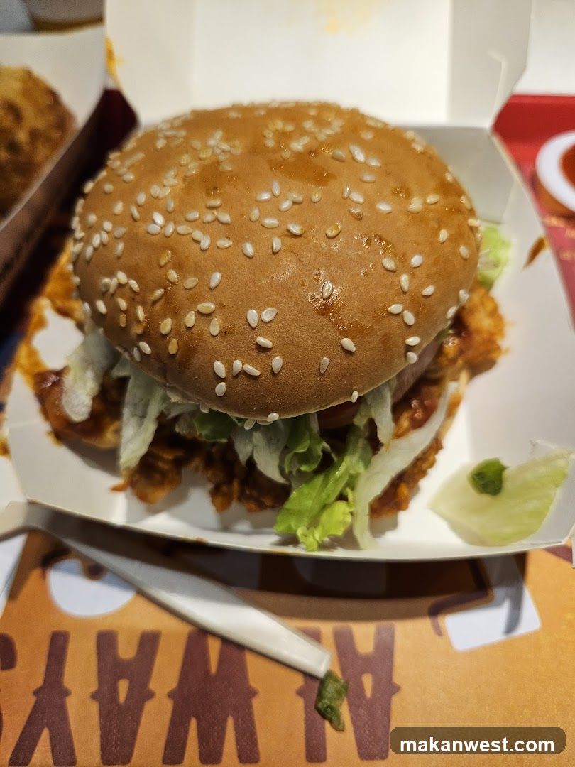Burger with Sesame Bun