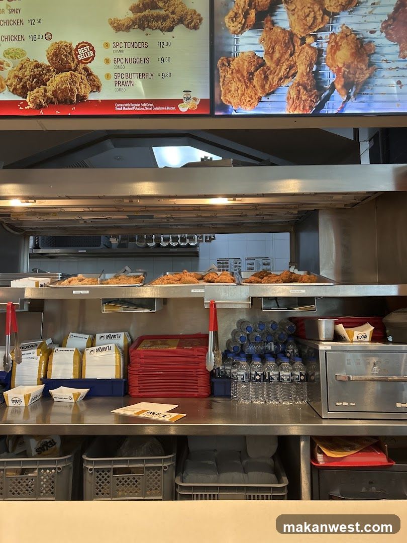 Fried Chicken Counter Interior