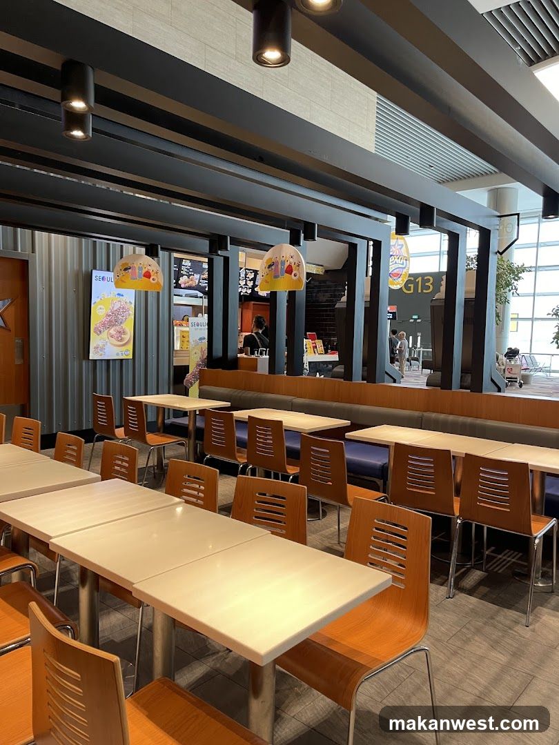 Airport Food Court Interior