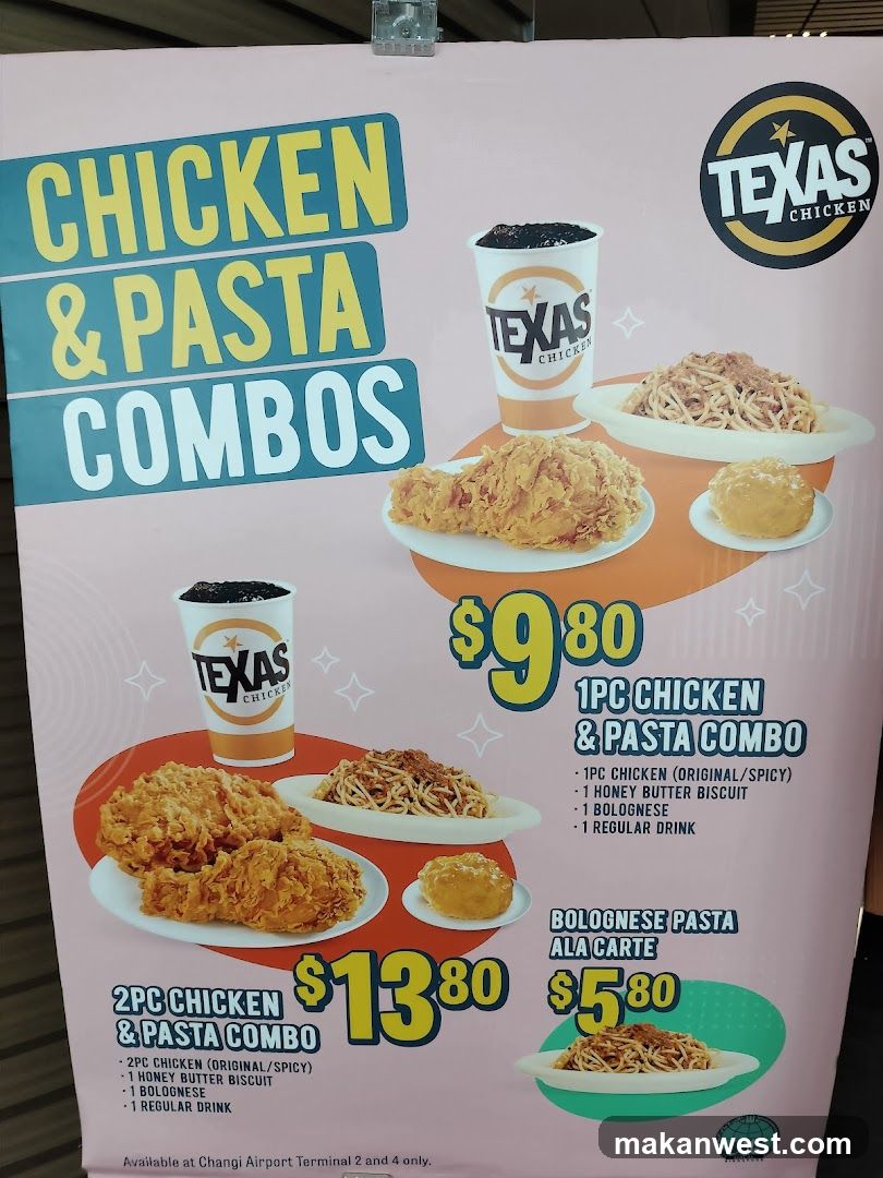 Texas Chicken Combos Ad