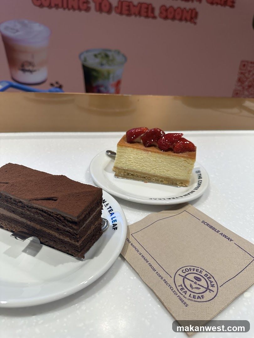 Dessert Display with The Coffee Bean & Tea Leaf Branding