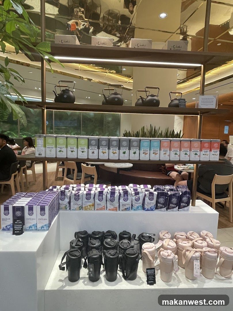 Tea Shop Interior Display