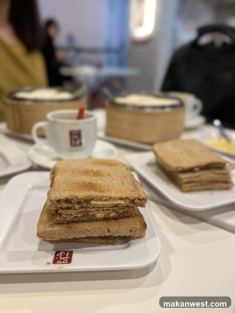 Dining Table with Toast and Tea