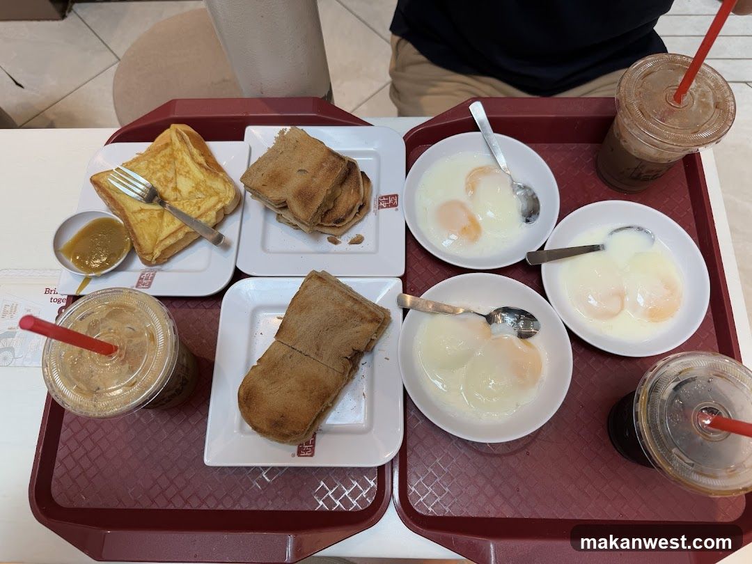Breakfast Tray with Toast and Eggs