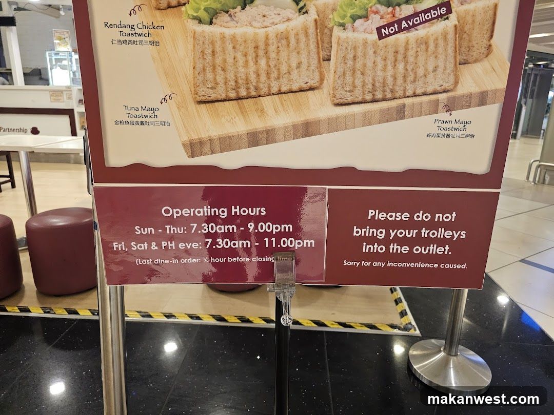 Food Signage Display