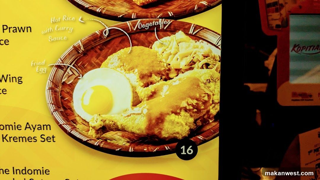 Indonesian Fried Chicken Set Menu