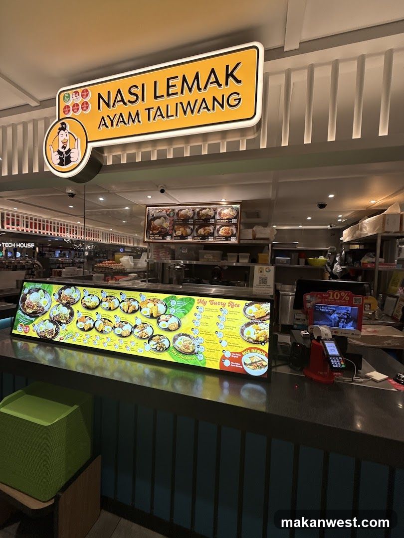 Nasi Lemak Ayam Taliwang Counter