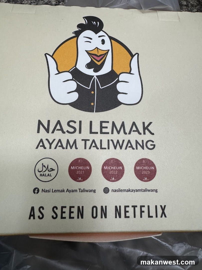 Nasi Lemak Ayam Taliwang Box