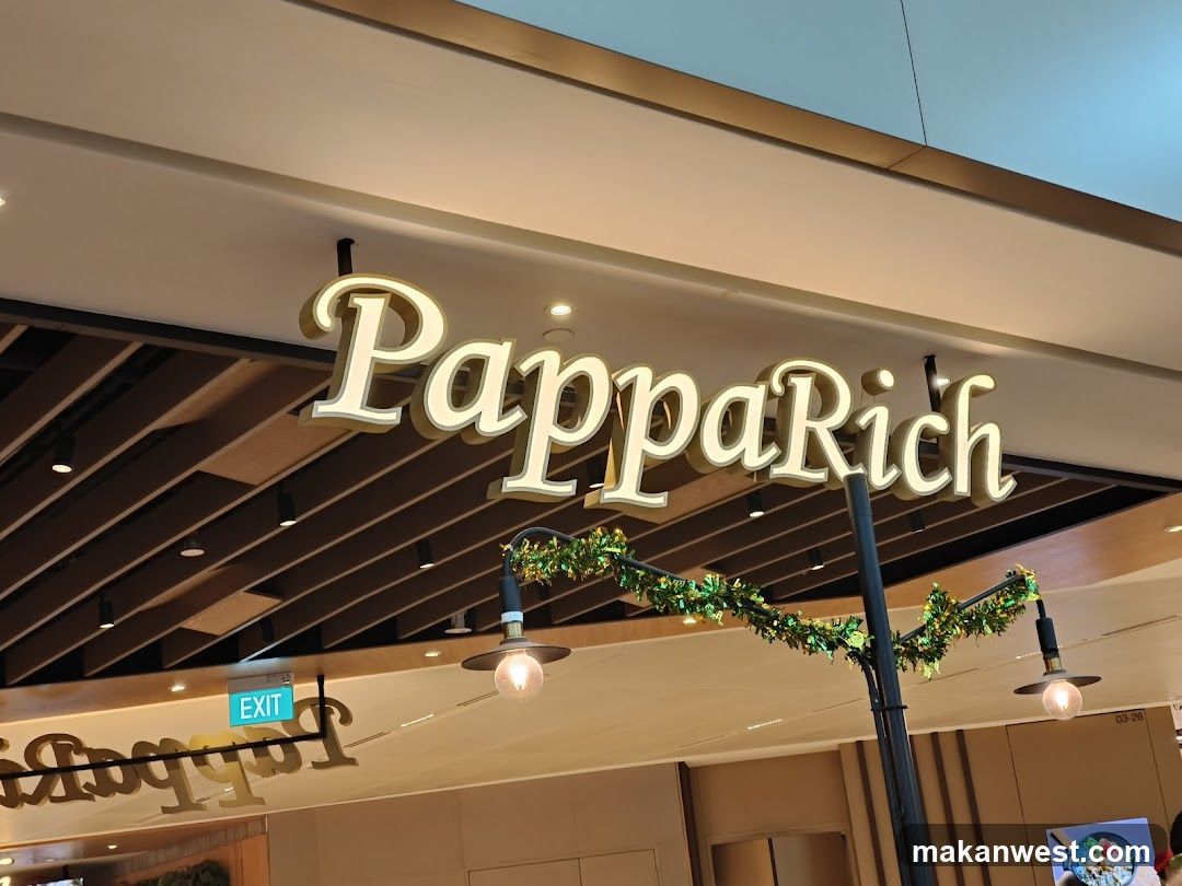PappaRich Store Interior Signage