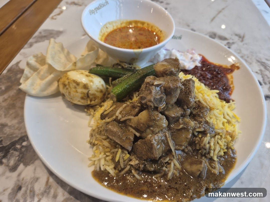 Curry Rice Plate with Side Dishes