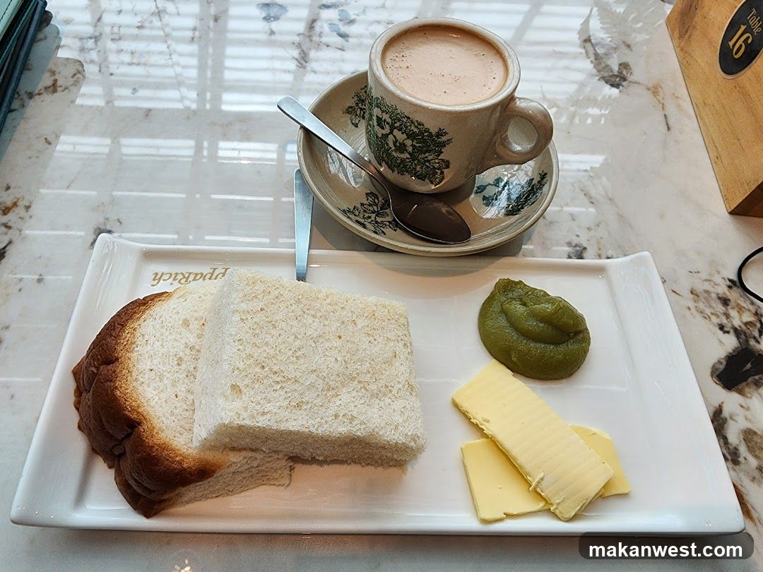 Breakfast with Toast and Coffee