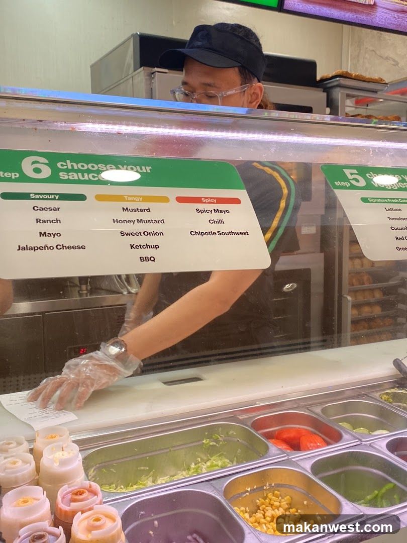 Subway Sauce Station