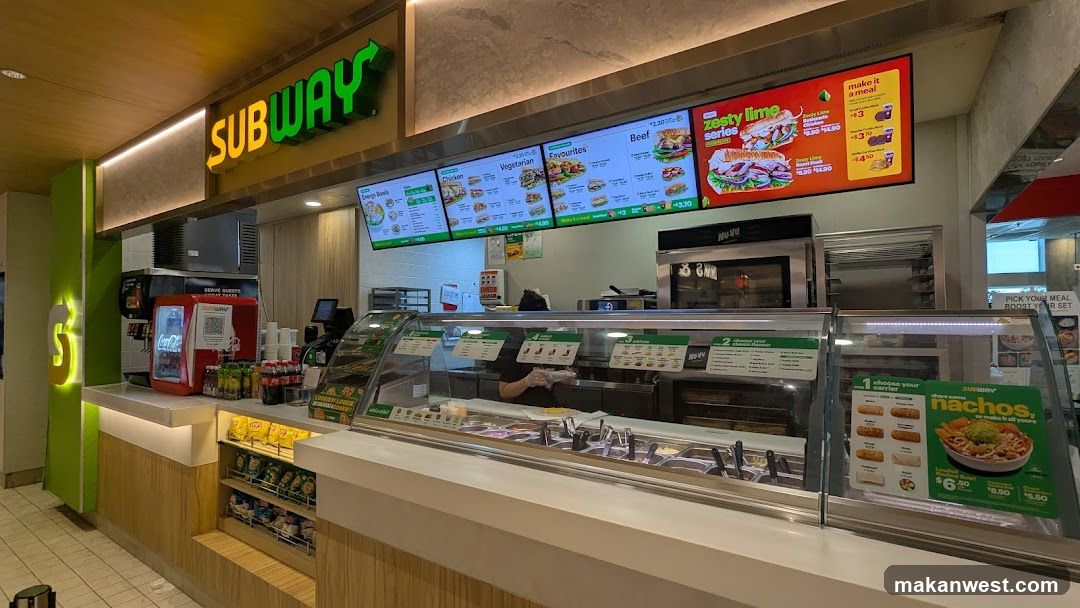 Subway Restaurant Interior