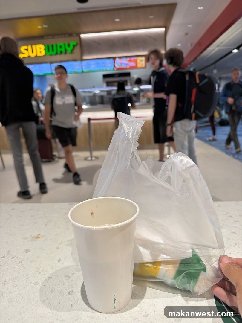Subway Restaurant Interior