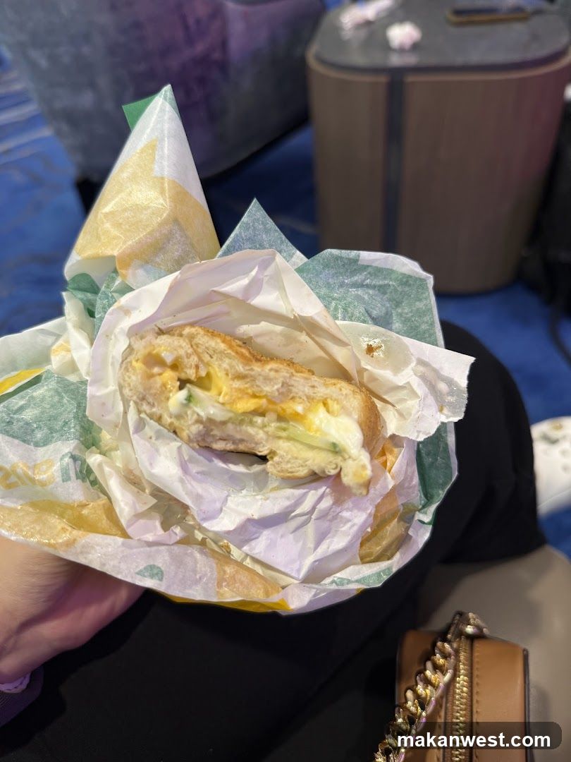 Egg Sandwich in Wrapper