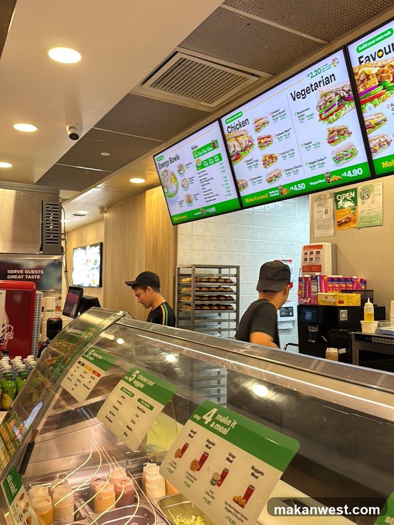 Fast Food Counter Interior