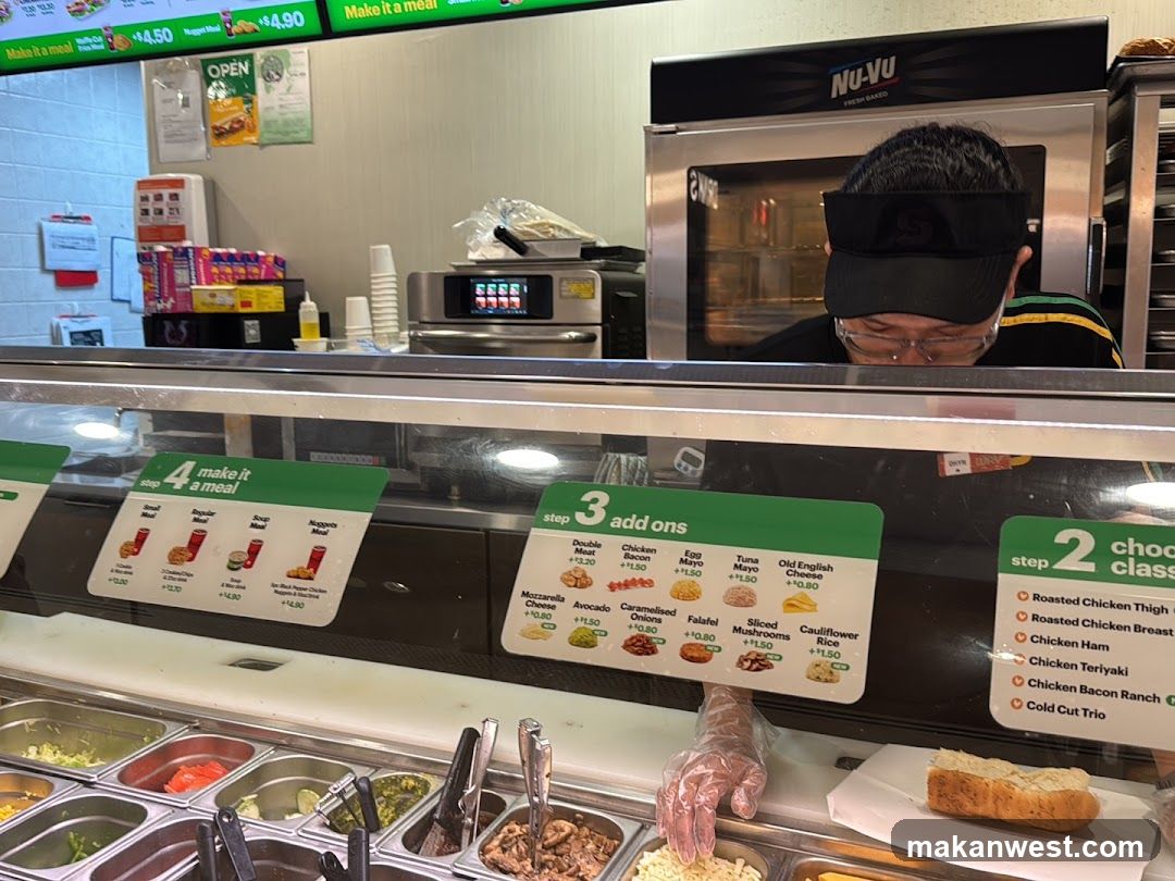 Subway Sandwich Counter Interior