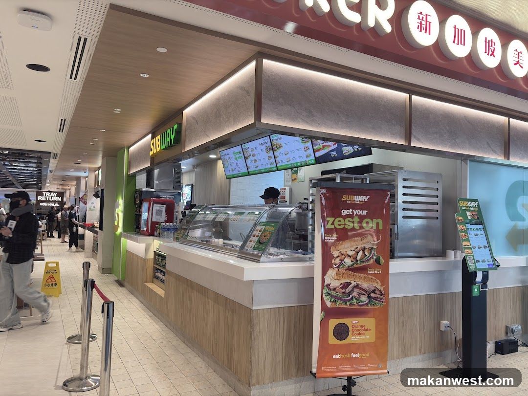 Subway Food Counter in Mall