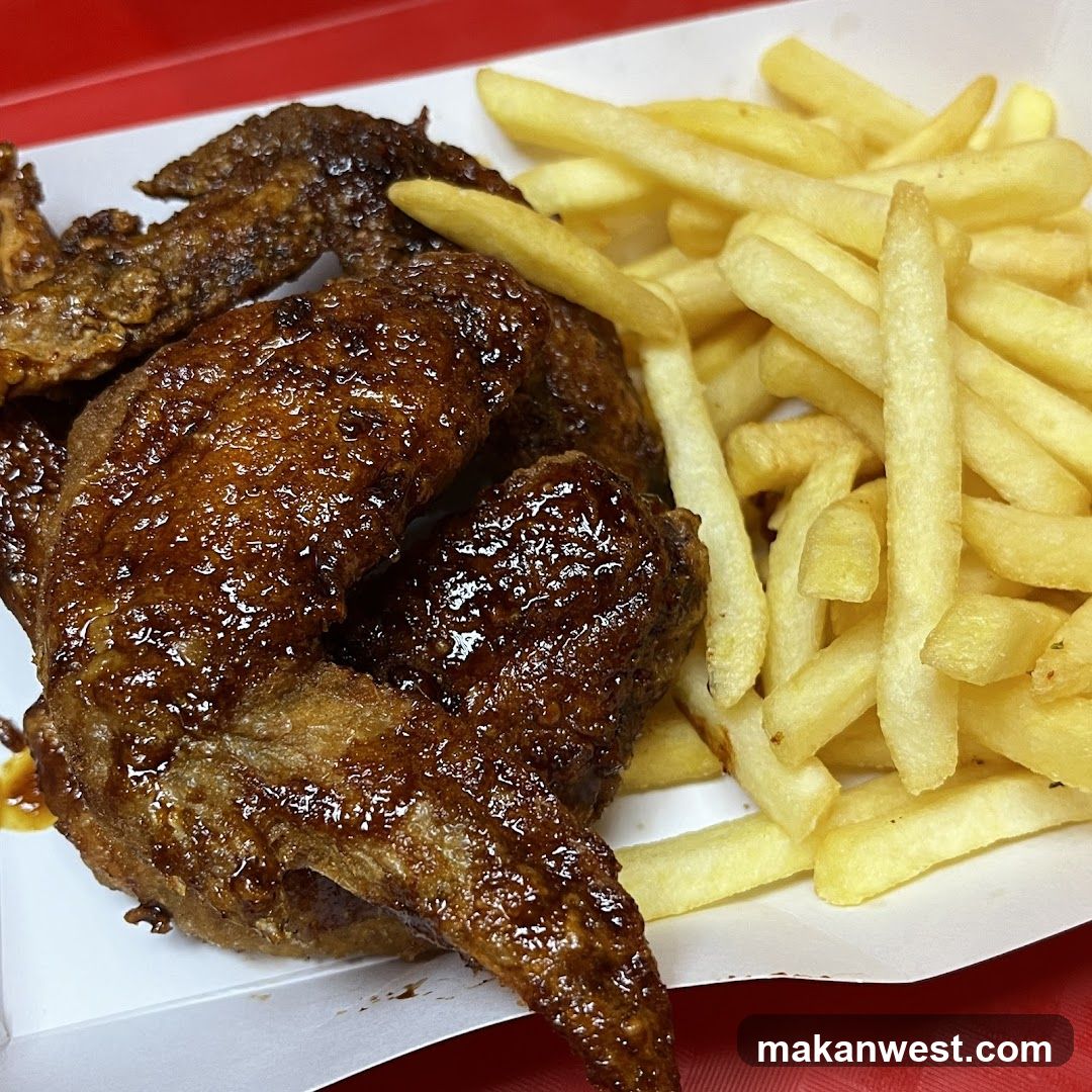 Fried Chicken and Fries