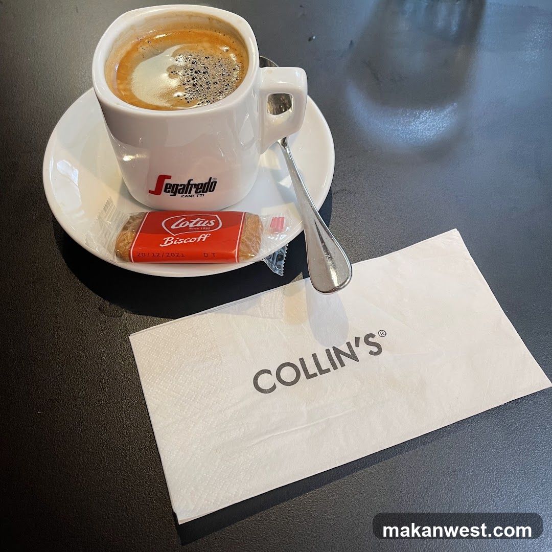 Espresso and Lotus Biscoff at Collin's