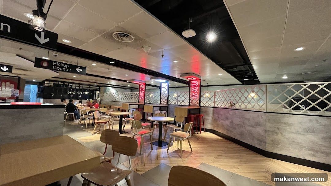 Restaurant Interior with Pickup Counter