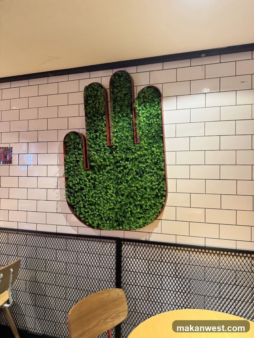 Green Hand Wall Art