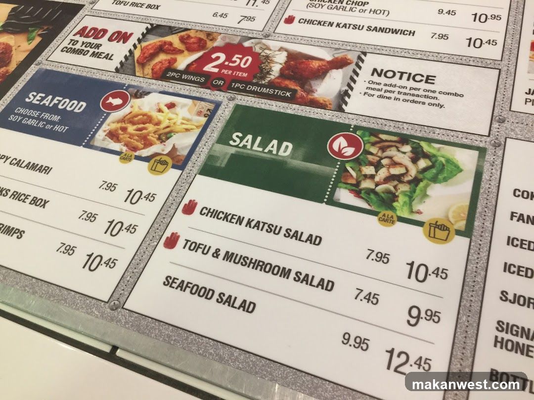 Restaurant Menu Board