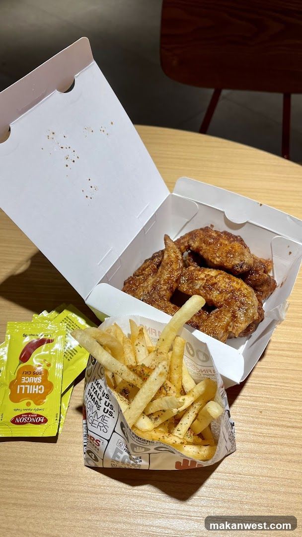 Fried Chicken and Fries Meal