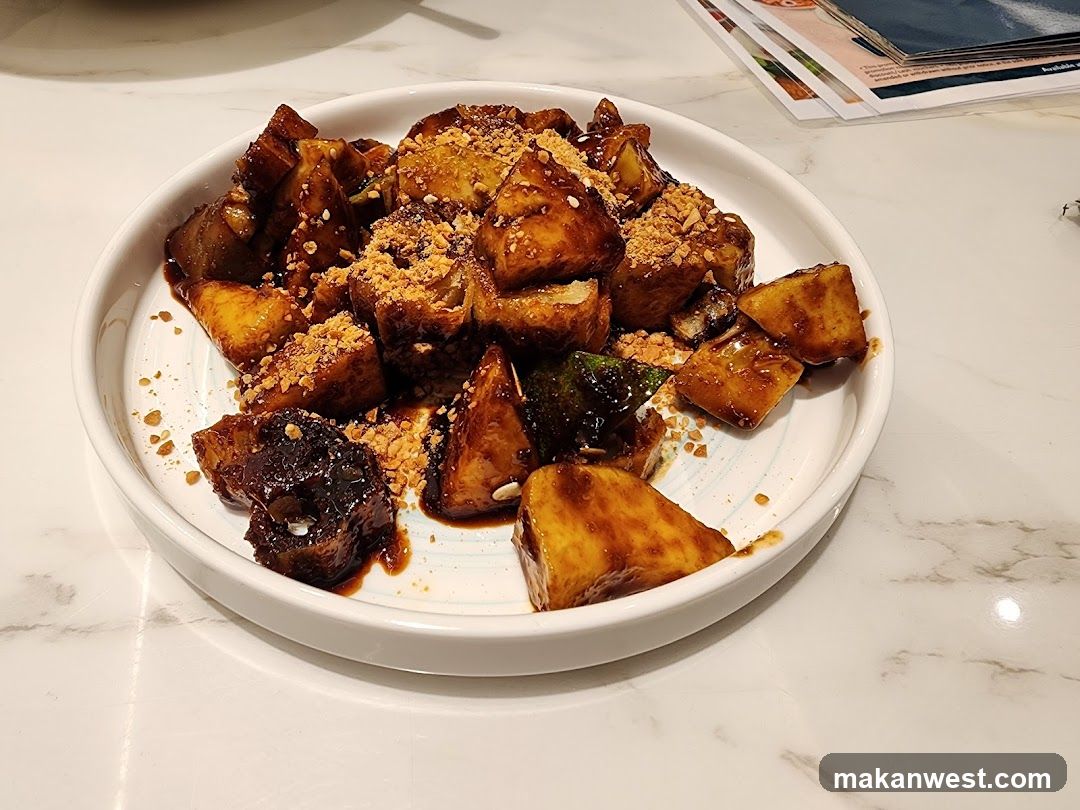 Stir-fried Tofu with Sesame Crumbs