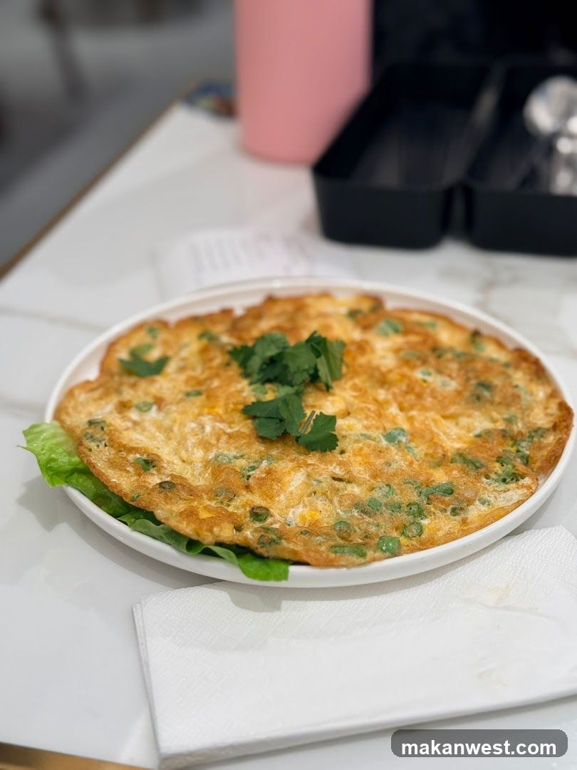 Scrambled Egg Dish with Cilantro