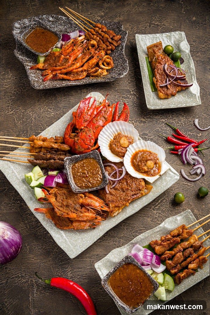 Sambal and Satay Platter