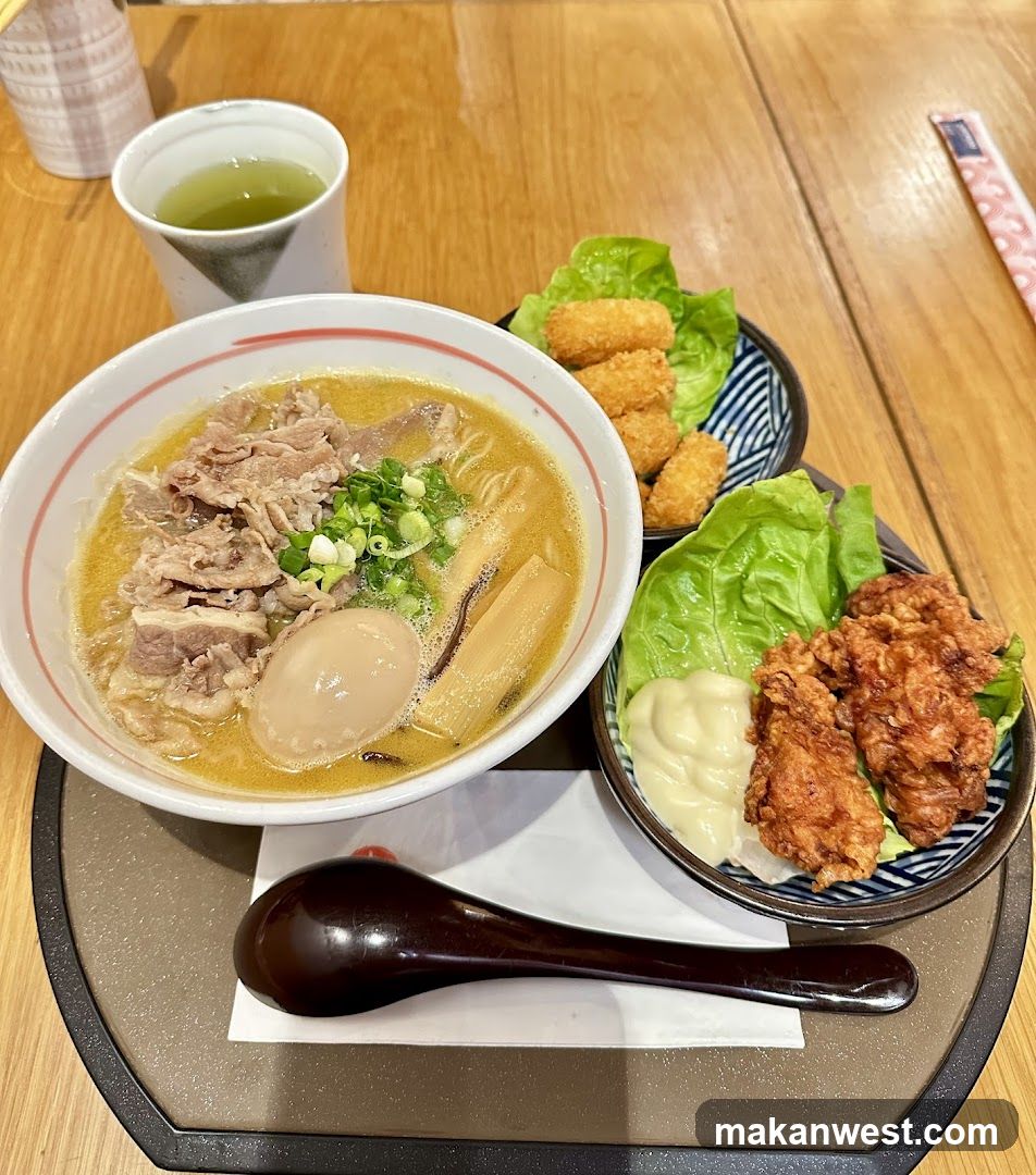 Ramen Meal with Side Dishes