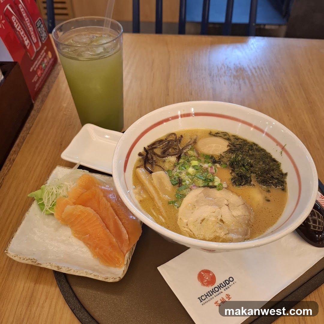 Ramen and Sashimi Meal