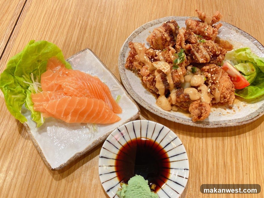Sushi and Fried Chicken Set