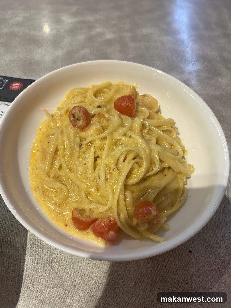 Creamy Pasta with Cherry Tomatoes