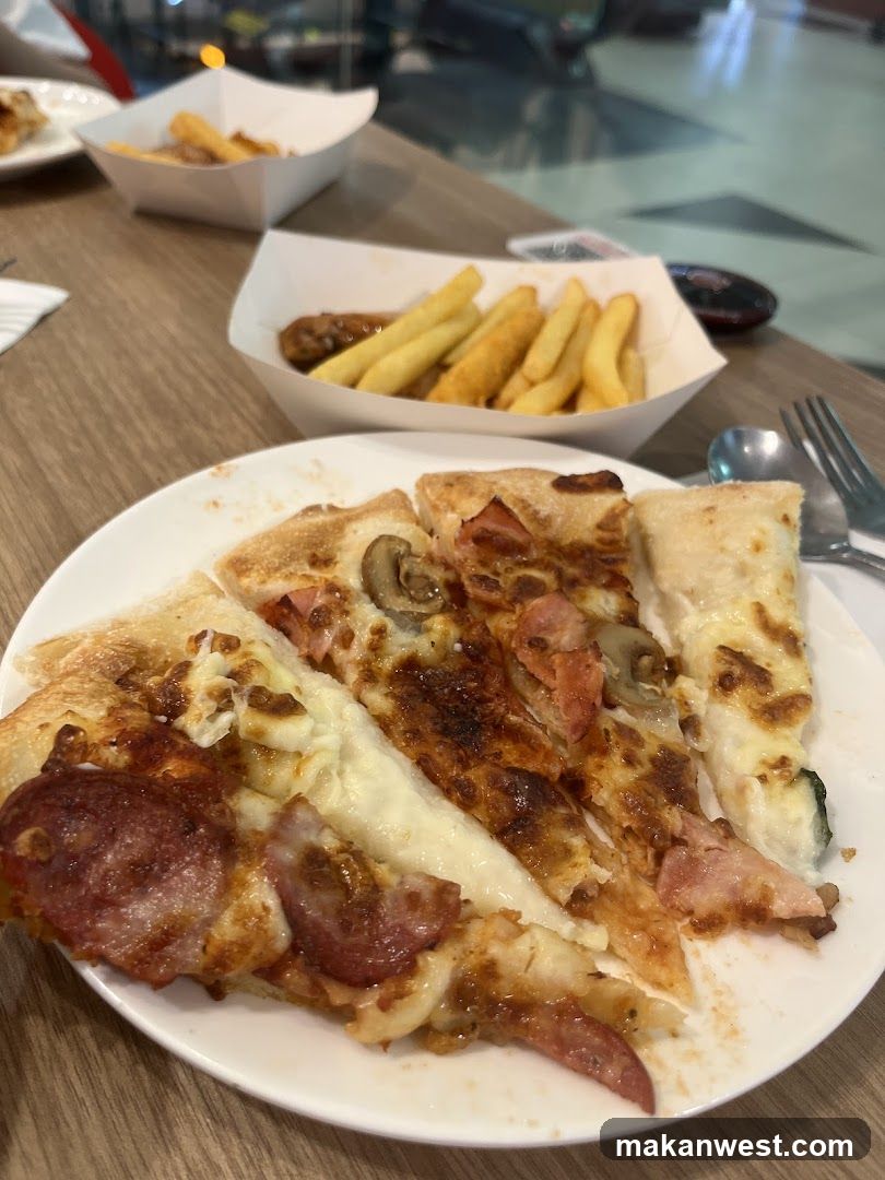 Pizza and Fries Meal