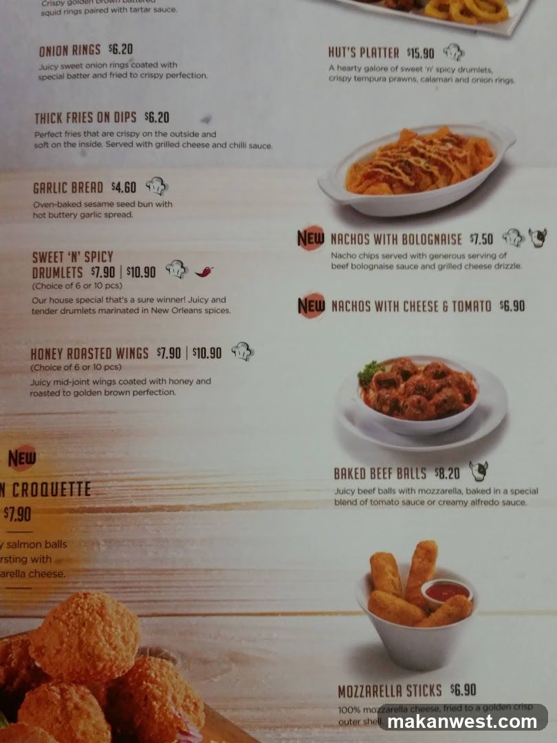 Restaurant Menu Page