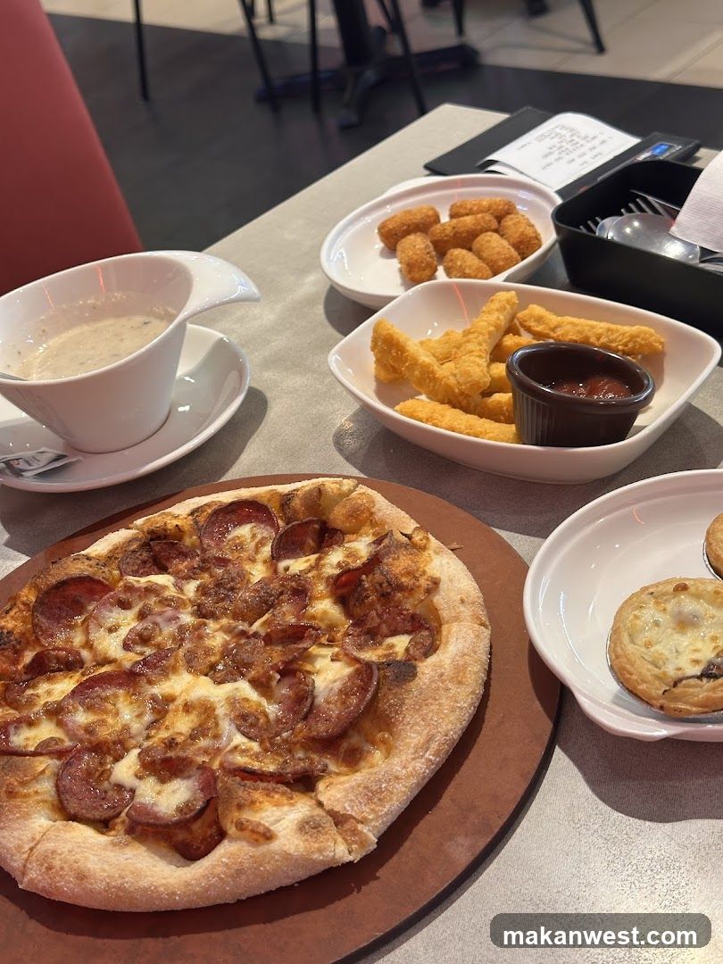 Pizza and Sides Meal