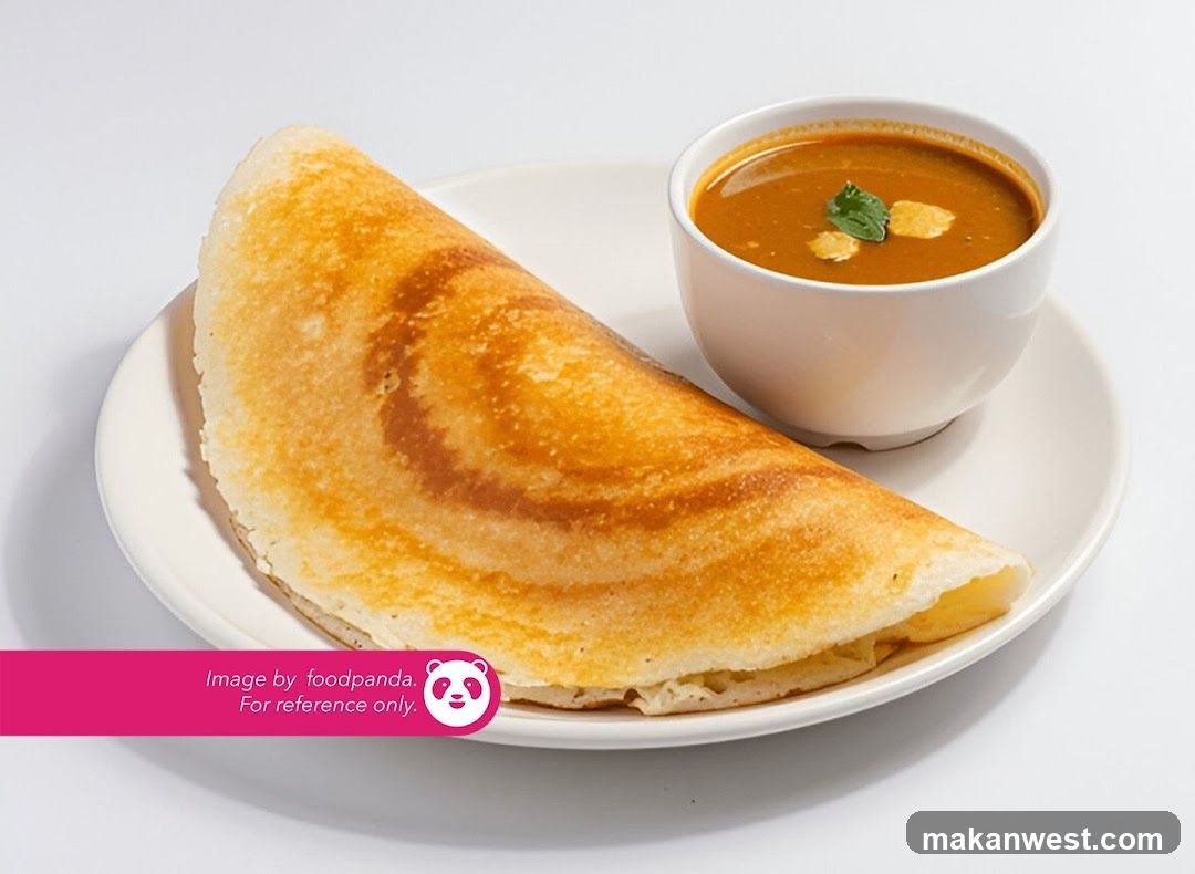 Dosa with Sambar