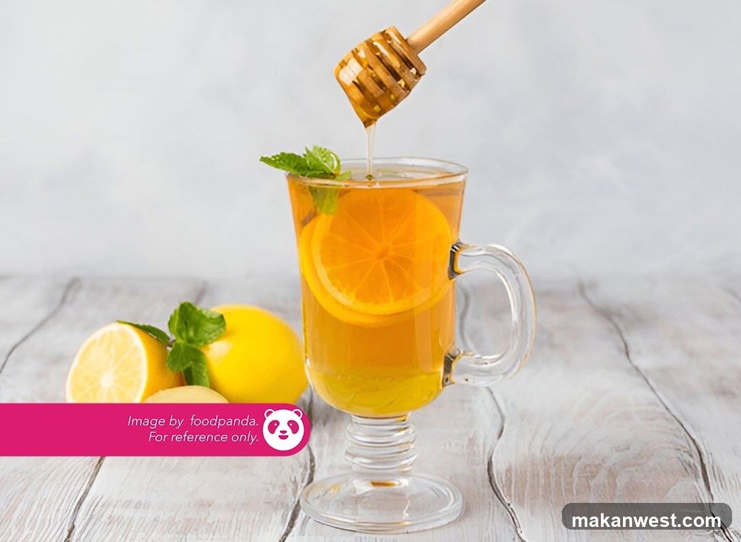 Lemon Honey Tea with Mint